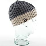 41TmUvGoqYL. SL160  Underground Products Basic Mens Beanie   One Size Fits All   Grey / Light Grey