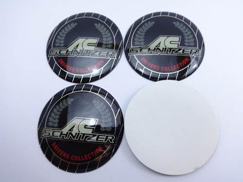 Ac Schnitzer Driver Collection Wheel Center Cap Hub Emblem Car - Set Of 4 Pcs