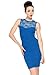 Simplicity Women's Lace Top Mini Dress with Textured Waves