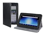 Cover-Up Advent Vega Tablet (Version Stand) Leather Cover Case - Black