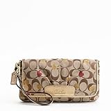 100% Authentic Coach Secret Admirer Large Flap Wristlet Mini Bag