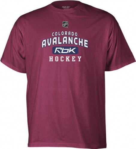 Buy Colorado Avalanche -Burgundy- Center Ice RBK Practice T-Shirt