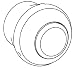 100141STV - Moen 100141 Hndl Kit W/Grip Ring Asceri 5 Functn Knob Hndl