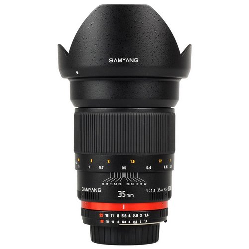 Samyang 35mm f/1.4 Aspherical Wide Angle Manual Focus Lens (for Canon EOS Cameras)
