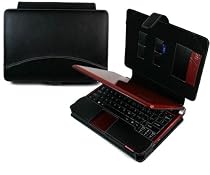 ULTIMATEADDONS Quality Leather Book Case for Acer Aspire One D150 AOD150 with Extended 6 Cell Battery