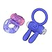Vibrating Penis Ring,Shmily Vibrating Mini Silicone Rabbit Cock Ring Stimulator Adult Sex Toy for Couples