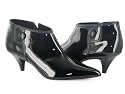 Charles by Charles David Terri Black Patent Leather Ankle Boots Women's Shoes