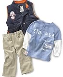 Nannette Little Boy 3-piece Vest Set