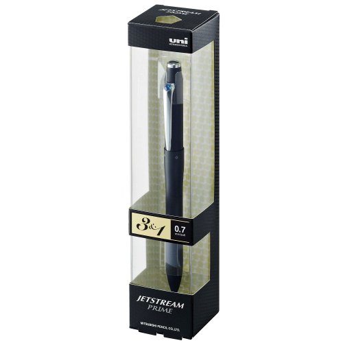 三菱鉛筆 ジェットストリームプライム 3&1多機能ペン (ボールペン0.7mm インク:黒・赤・青、シャープペンシル0.5mm) ブラック MSXE450000724