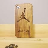 Euroge Tech 100% Natural Heavy Bamboo Case for iPhone 4/4S Jordan