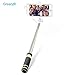 Selfie Stick Greaty® Mini Wired NEW Foldable Super Handheld Extendable Monopod-built in Bluetooth Shutter Non-slip Handle Compatible with Iphone 4s, 5s, 6, 6 Plus, Samsung Galaxy S3, S4, S5, S6, Note 2, 3, 4, 5, Nexus 5, 6, HTC One,sony Xperia Z2 Xperia Z3
