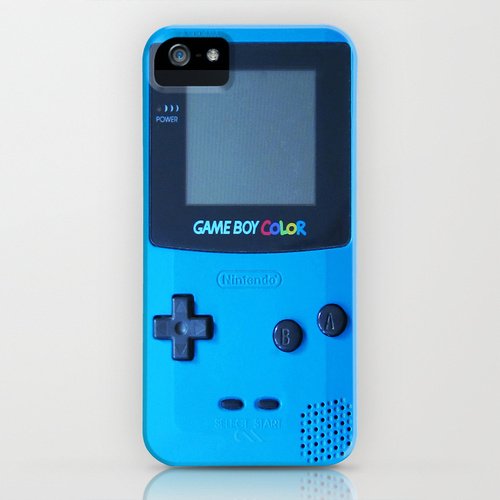 Society6/ソサエティシックス　iPhone5 Case gameboy_color_blue