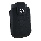 BlackBerry Torch 9800 Series Leather Swivel Holster (Black)