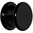 9/16" Black Acrylic Screw Fit Plug