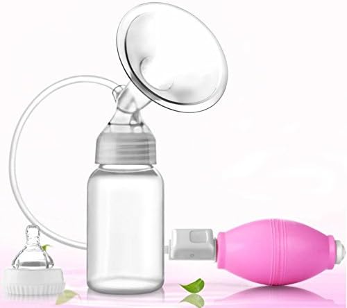EWALKING Strong Suction Soft Massage Cushion for Manual Breast Pump with Milk Storage Bottle (spherical)