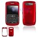 Blackberry Curve 8900 Javelin Cell Phone Red Solid Protective Case Faceplate Cover
