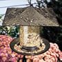 6 Inch OakleafTube Feeder, Verdigris