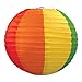 Beistle 3-Pack Rainbow Paper Lanterns, 9-1/2-Inch