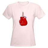 Boxing Gloves Women's Pink T-Shirt
