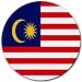 Malaysia Flag Round Mouse Pad