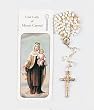 Bookmark Rosary - Our Lady of Mount Carmel - Bookmark and Full 14" Rosary - Exclusively from the Studios of Cromo NB (Milano, Italy)
