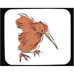 Mauspad mit der Grafik: wild, Kiwi, Schnabel, Vogel, Tier