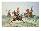 12th Royal Lancers Art Giclee Poster Print by Orlando Norie, 24x18