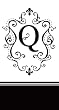 Monogram Paper Napkin - Q