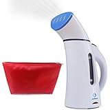 Portable garment steamer,fabric steamer for travel with travel pouch
