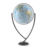 9Colombo Ocean Floor Globe in Light Blue Size: 51.5 H x 29.1 W x 29.1 D