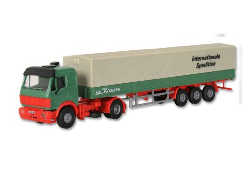 Kibri 14643 - MB SK Zugmaschine mit Planenauflieger Preisvergleich