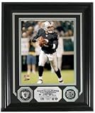 Daunte Culpepper Photo Mint W/ Two Silver Coins - Oakland Raiders Plaque