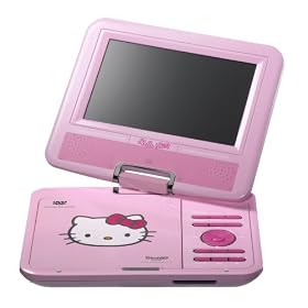 Disney Hello Kitty 7inch Portable DVD Player