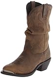 Durango Women's RD542 Slouch 11" Western Boot,Distressed Tan,9 M US