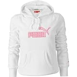 Puma Large Logo Terry Hooded Sweatshirt Womens