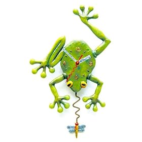 Frog Fly Wall Clock By Allen Design Studios