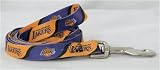 Los Angeles LA Lakers NBA Pet Leash/Lead 6 Feet ( 3/4 Web) Medium