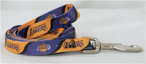 Los Angeles LA Lakers NBA Pet Leash/Lead 6 Feet ( 3/4 Web) Medium