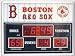 Licensed MLB&reg; Outdoor / Indoor Scoreboard, RED SOX