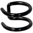 Illusion 2-Ring Black Titanium Non Pierced Clip On Closure Ring