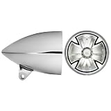 Adjure HB41210-X 4-1 2 Smooth Chrome Sunset Boulevard Style Motorcycle Headlight... by IPCW