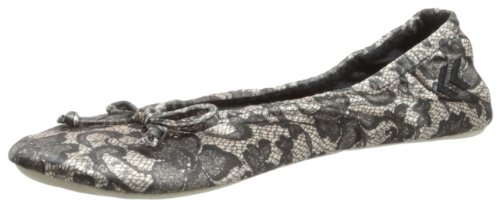 Isotoner Women's Classic Satin Ballerina Slipper