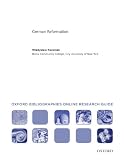 German Reformation: Oxford Bibliographies Online Research Guide