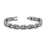 Heavy Duty Mens Stainless Steel Link Bracelet
