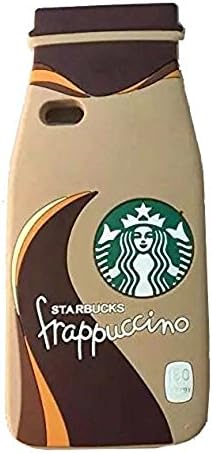 iPhone 6 6S Case, Yayan 3D Cute Bow Superhero Series Style Cartoon Soft Rubber Silicone Back Shell Case Cover Skin for Apple Iphone 6 6S 4.7 inch Starbuks/Beige