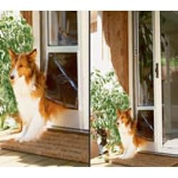 PetSafe AR32-611-11 96 Inch Deluxe Pet Panel For Sliding Glass Doors - Large - White Frame