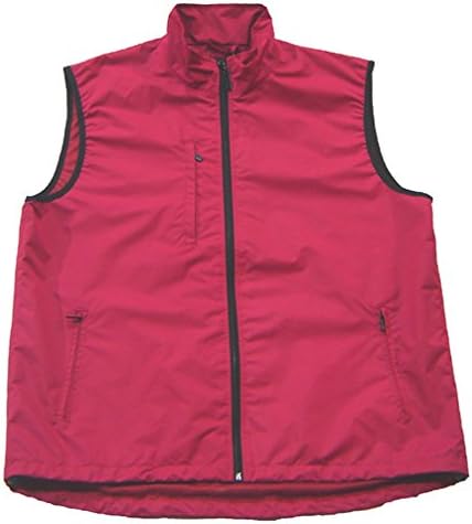 Weather Company Full Zip Vest Red/Black Large