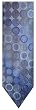 Men's Michael Kors Necktie Neck Tie Blue, Tan and Silver