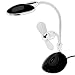 Super Bright 2 in 1 Laptop LED Lamp & Fan USB Powered - Black (72-059B)