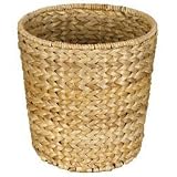 Whitney Design ML-6692 Woven-Banana-Leaf Round-Shaped Waste Basket